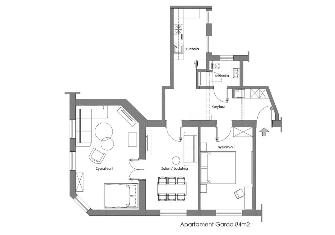 Sanhaus Apartments - Garda - Apartament Z 2 Sypialniami I Parkingiem سوبوت المظهر الخارجي الصورة